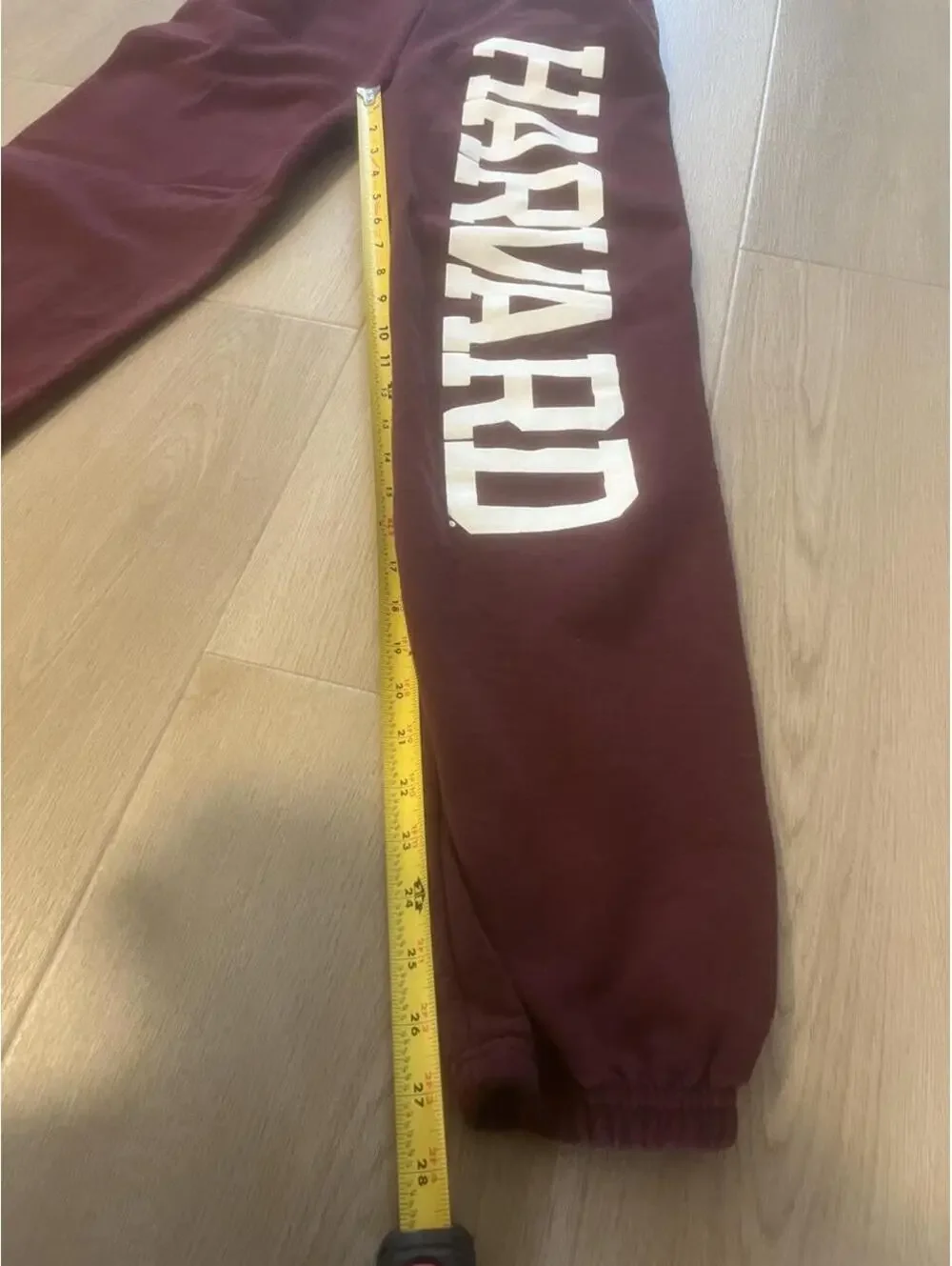 Vintage Champion Harvard Burgundy Sweatpants – Size XS